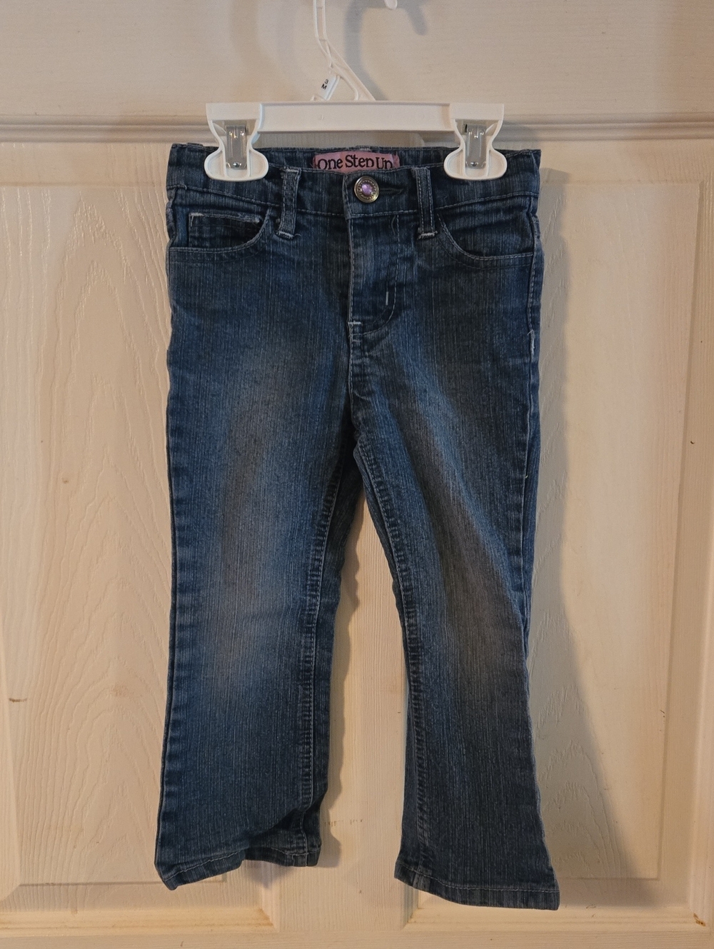 One Step Ahead Butterfly Stretch Denim Jeans